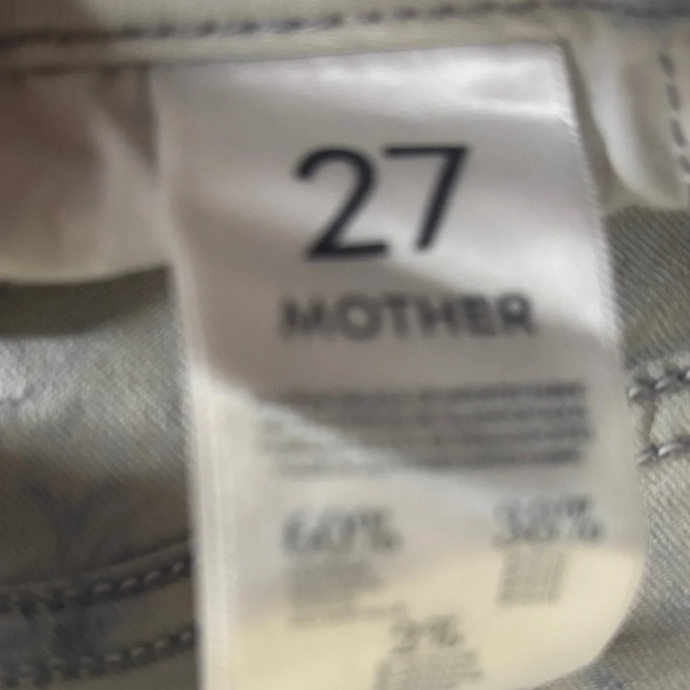 MOTHER Tie-Dye Skinny Jeans in Blue and White - Picture 5 of 7